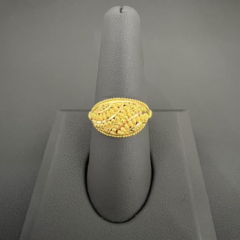 22KT GOLD RING 4 GM