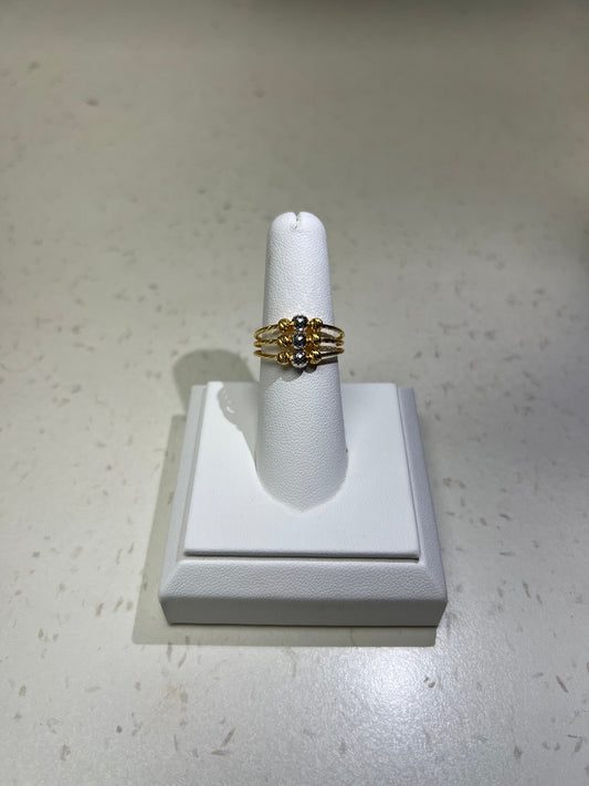 22KT GOLD LADIES RING 3.0GM
