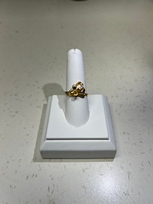 22KT GOLD LADIES RING 3.0GM