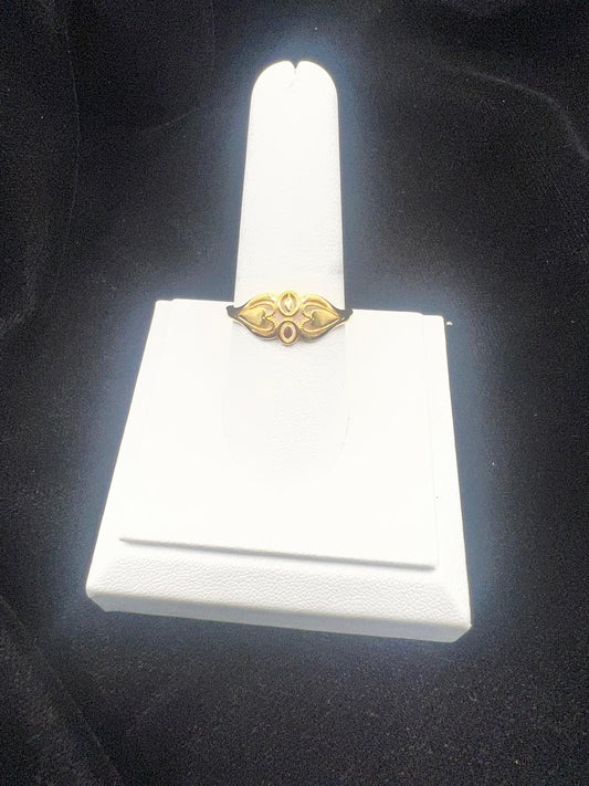 22K Gold Heart Motif Ring 2.2 GM