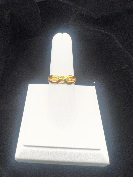 22K Gold Infinity Accent Band 2.1 GM