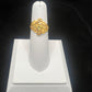 22K Gold Ornate Swirl Ring 2.6 GM