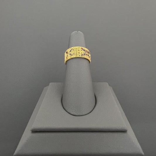 22KT GOLD LADIES RING 4.6GM
