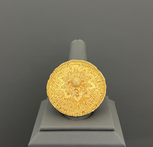 21KT GOLD LADIES RING 12.7GM