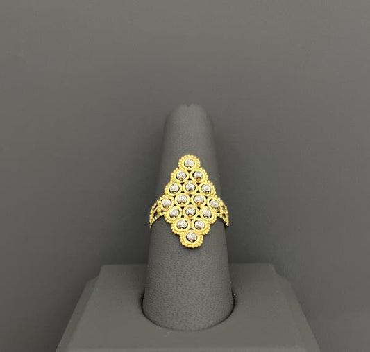 22KT GOLD LADIES RING 3.8GM