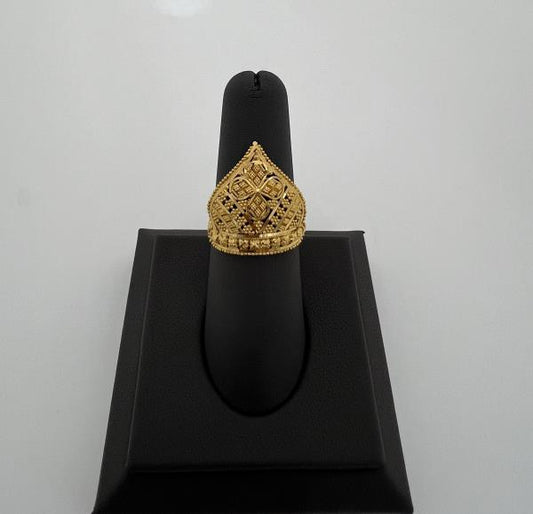 22KT GOLD LADIES RING 4.4GM