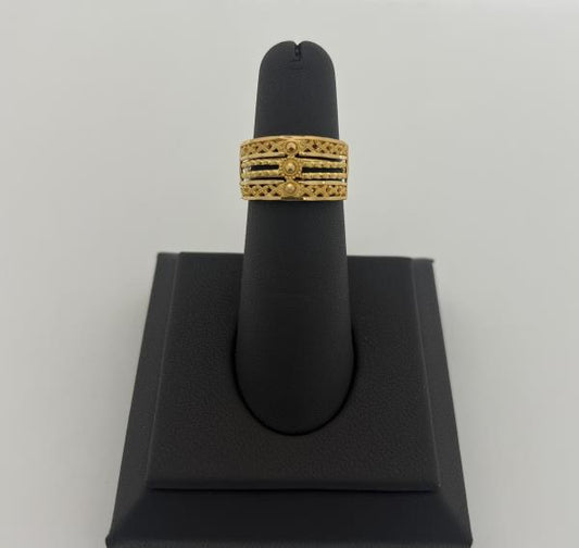 22KT GOLD LADIES RING 4GM