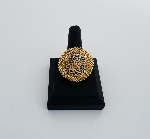 22KT GOLD ADJUSTABLE RING 14.5GM