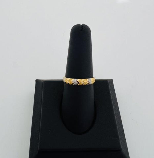 22KT GOLD RING 1.2GM