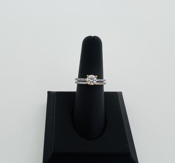 22KT GOLD CZ RING 4.6GM