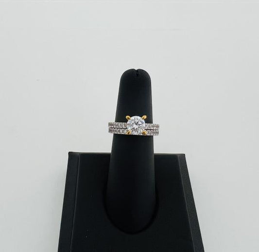 22KT GOLD CZ RING 10.2GM