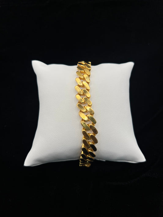 22KT GOLD MENS 9" BRACELET 24.4 GM