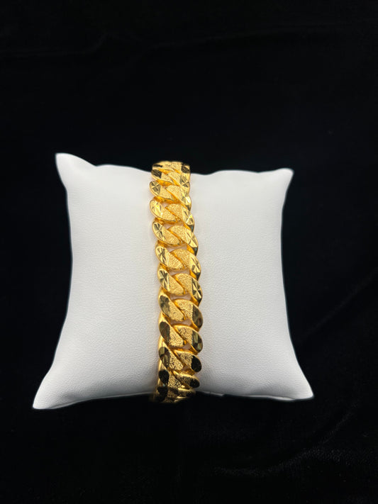 22KT GOLD MENS 9" BRACELET 26.1 GM