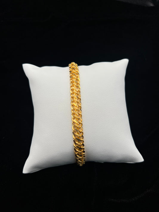 22KT GOLD MENS 9" BRACELET 30.7 GM