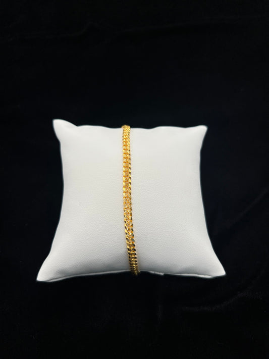 22KT GOLD MENS 9" BRACELET 10.0 GM