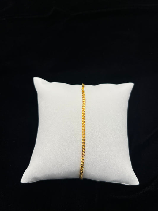 22KT GOLD MENS 9" BRACELET 5.4 GM