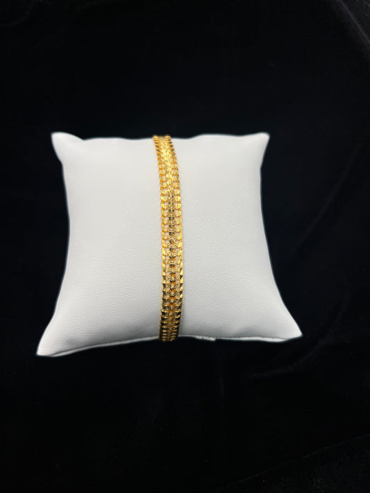 22KT GOLD MENS 9" BRACELET 11.9 GM
