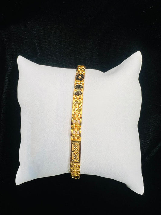 22KT Gold Men’s Link Bracelet 12.9gm