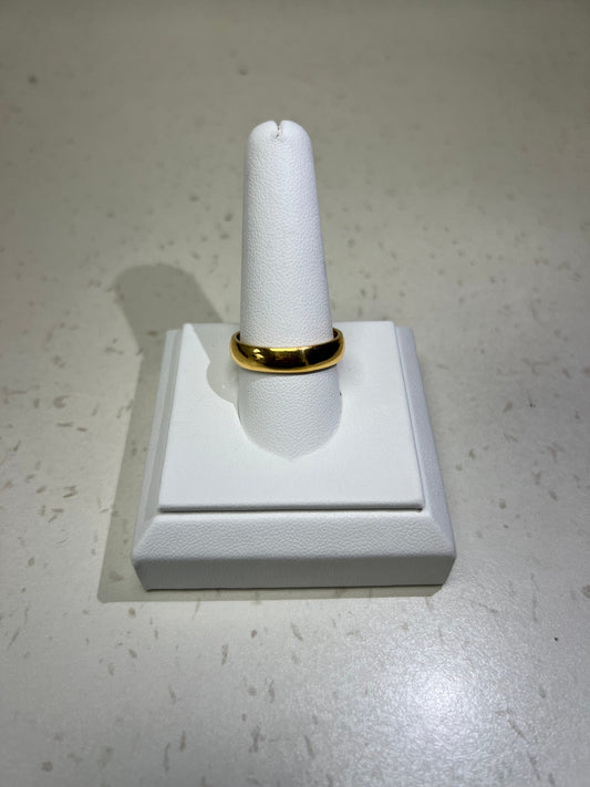 22K GOLD MENS WEDDING BAND 7.9G