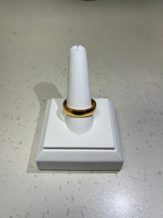 22K GOLD LADIES WEDDING BAND 9.7G