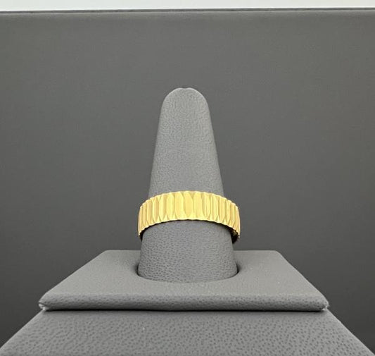 22KT MENS GOLD BAND 4.1GM