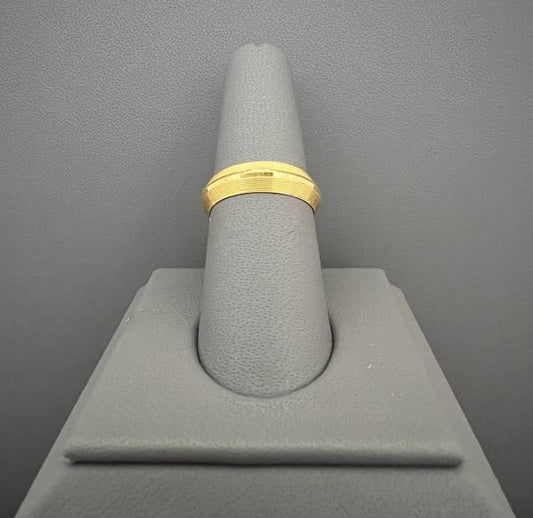 22KT MENS GOLD BAND 2.4GM