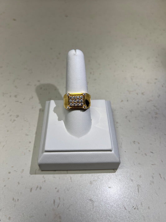 22KT GOLD MENS RING 6.5GM