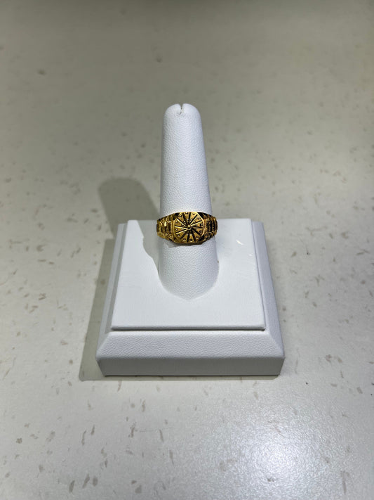 22KT GOLD MENS RING 4.5GM