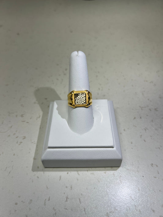 22K GOLD MENS RING 4.0G