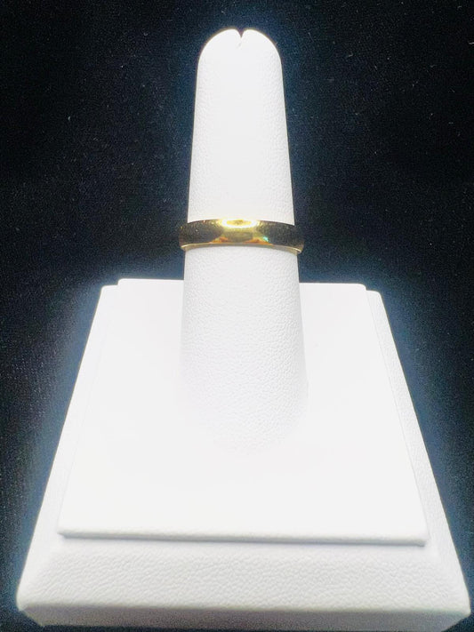 22KT Gold Men’s Classic Polished Band Ring 4.2gm