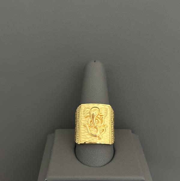 22KT GOLD MENS RING 9.7GM
