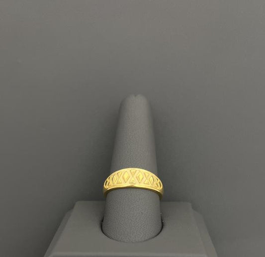 22KT GOLD MENS RING 5.2GM