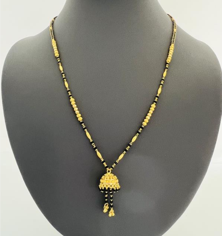 22KT GOLD MANGALSUTRA 13.6GM