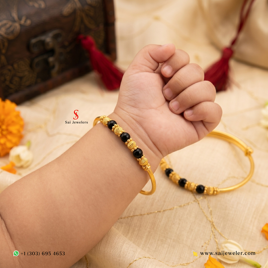 22KT Gold One Adjustable Baby Bracelet 7.2GM