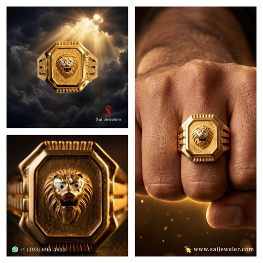 22KT Gold Mens Ring 11.1 GM