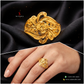 22K Gold Ornate Swirl Ring 2.6 GM