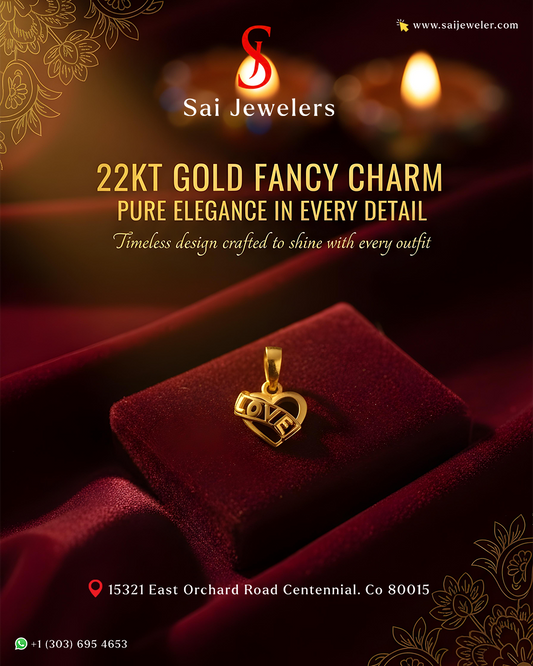 22KT GOLD FANCY CHARM 1.5 GM