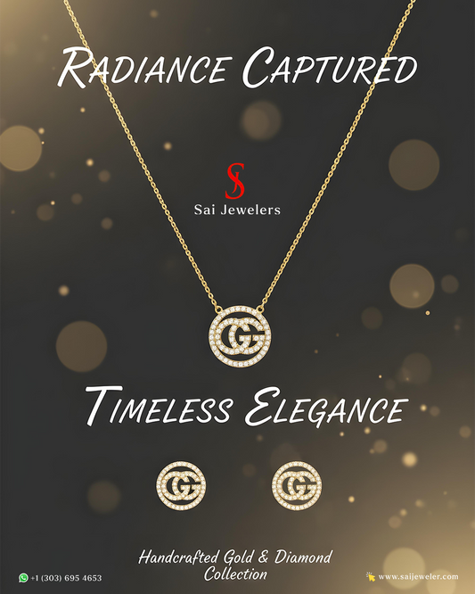 22KT GOLD GUCCI SET 15.7GM