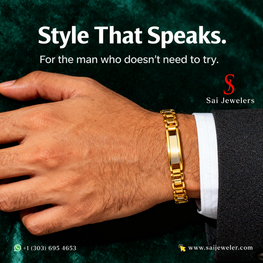 22KT GOLD MENS 8" BRACELET 17.3GM