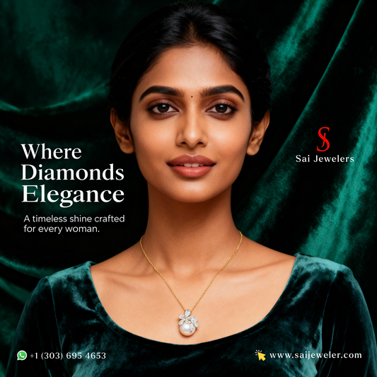 18KT DIAMOND NECKLACE GROSS WT: 6.86GM, GOLD WT: 4.08GM, DIA WT: 0.43CT