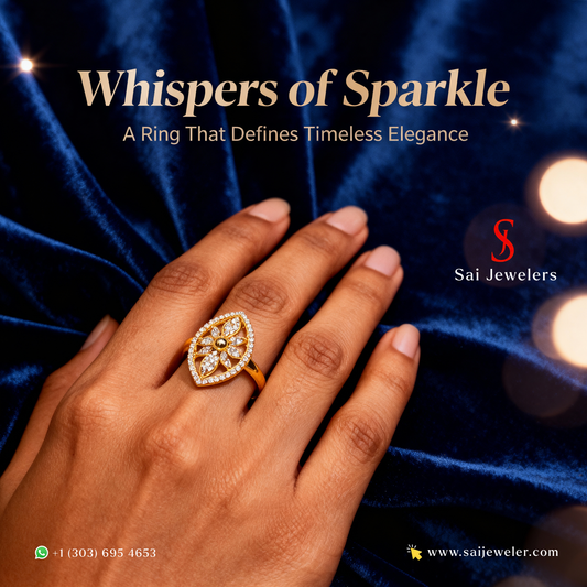 22KT GOLD LADIES RING 4.6GM