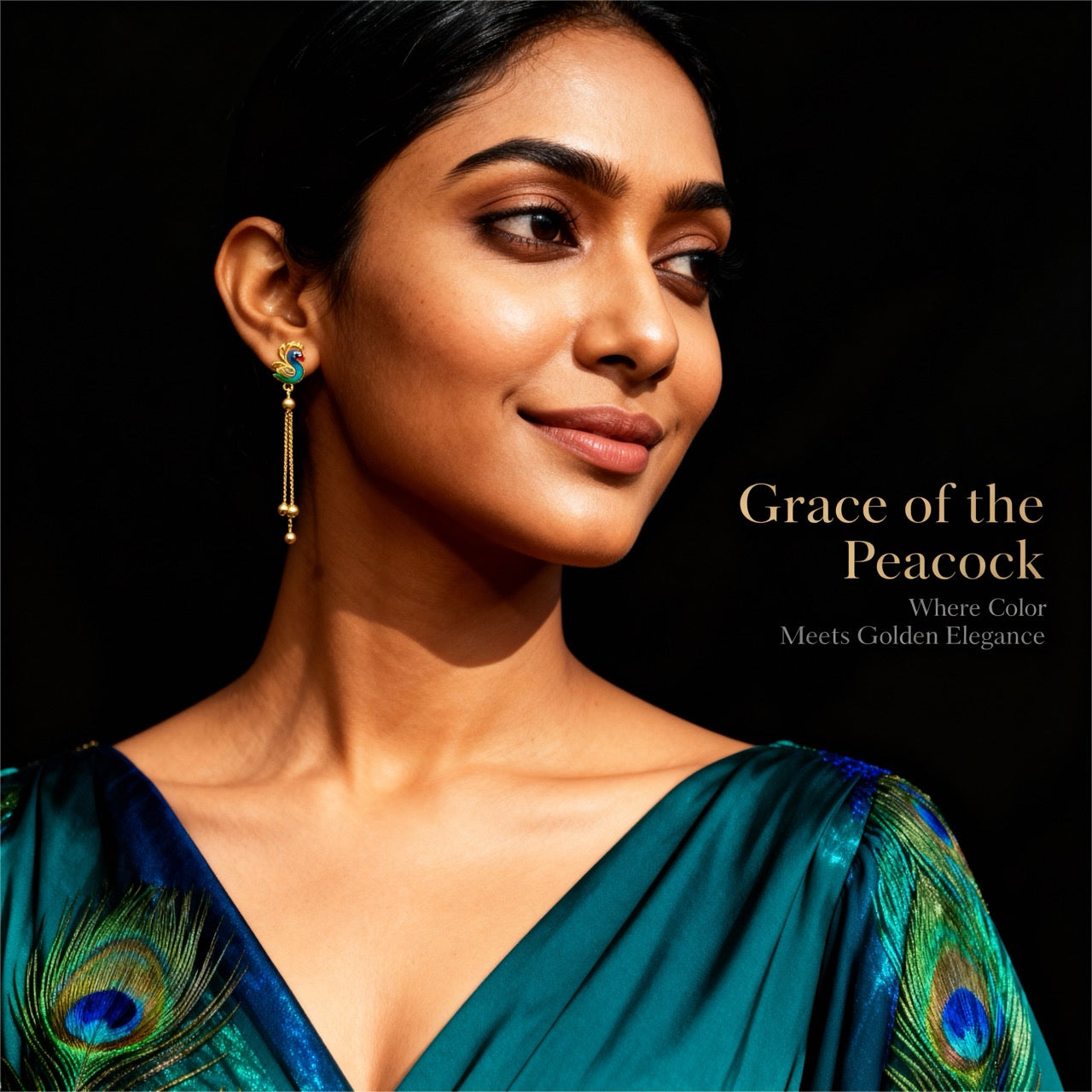 22KT GOLD DANGLE EARRINGS 3.2 GM