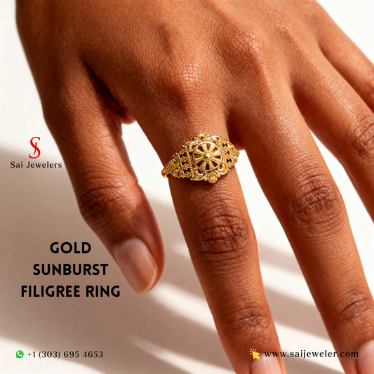 22KT Gold Ladies Ring 3.2GM