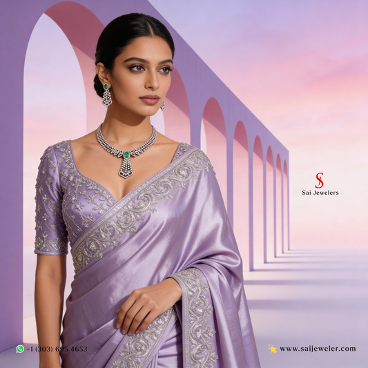 18KR DIAMOND/EMERALD NECKLACE ONLY, GW: 22.43GM, DIA WT: 1.72CT, EMR: 2.05CT