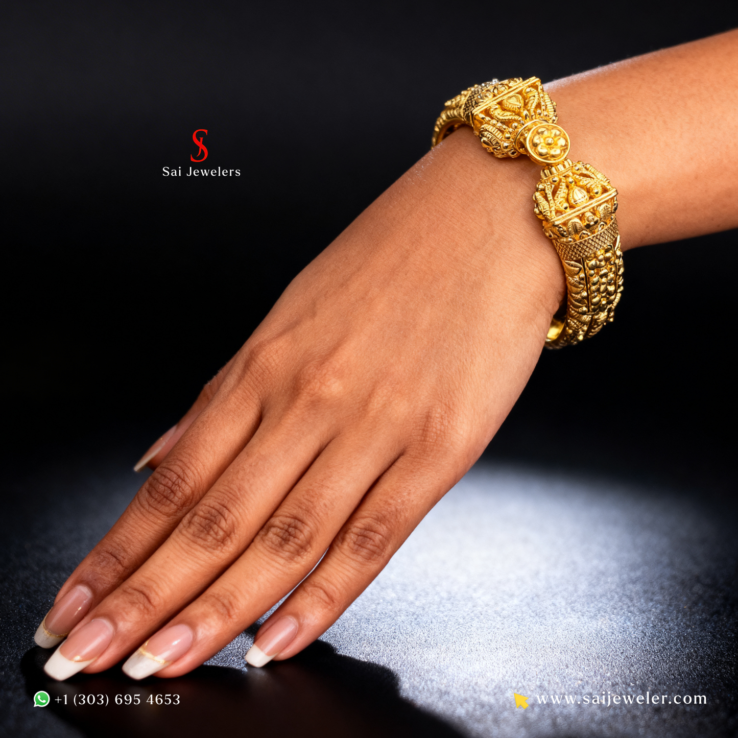 22KT Gold Bangle Each 33.4GM