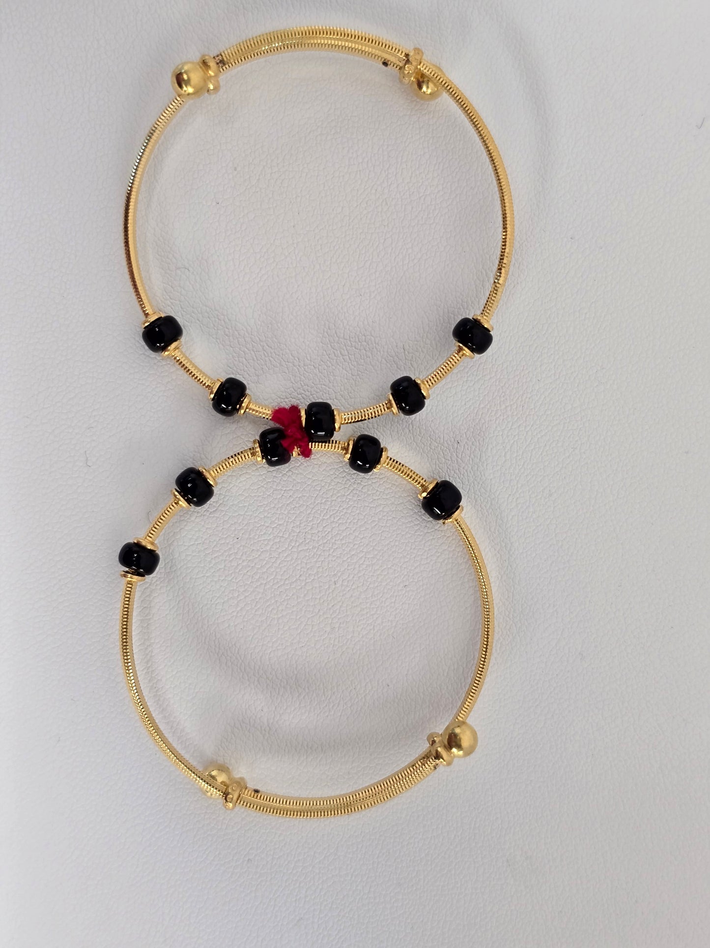 22KT GOLD BABY  BANGLES EACH 3.5GM