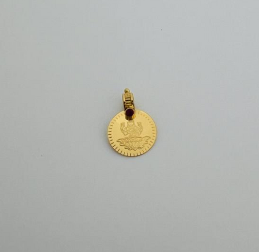 22KT GOLD LAKSHMI CHARM 0.7GM