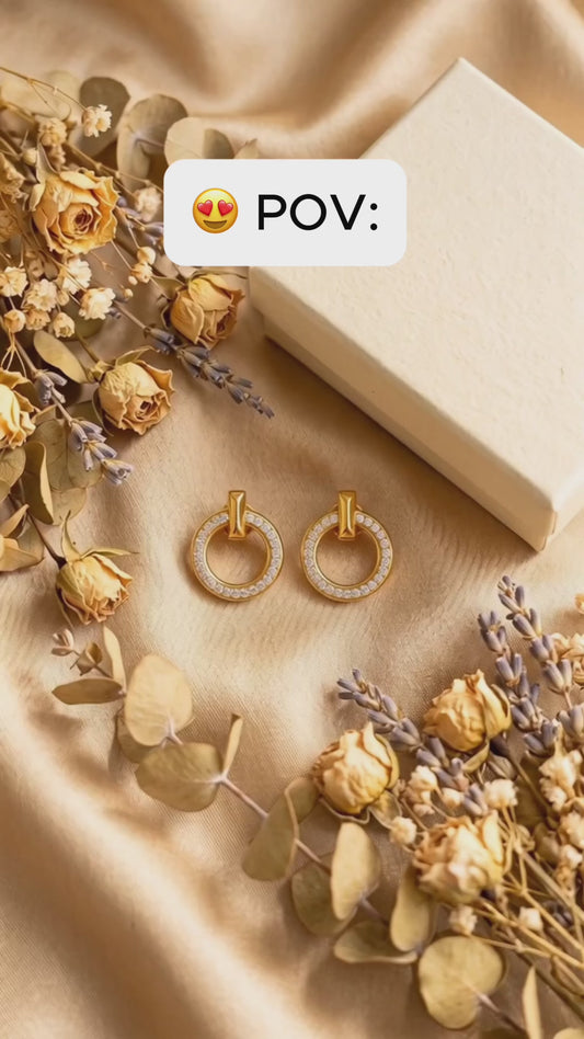 22KT Gold Earrings 4.3 GM