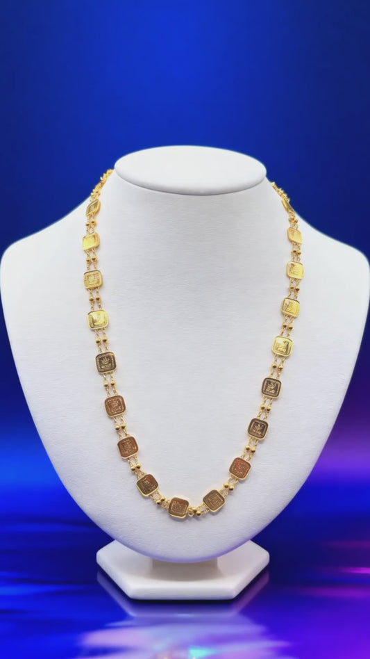 22KT GOLD COIN NEACKLACE 14.1GM