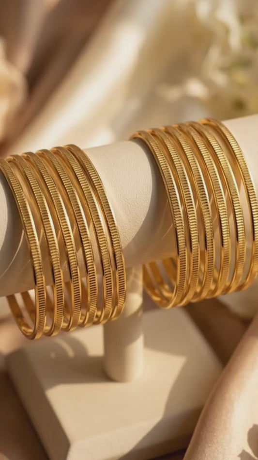 22KT Gold Bangle Each 10.4 GM
